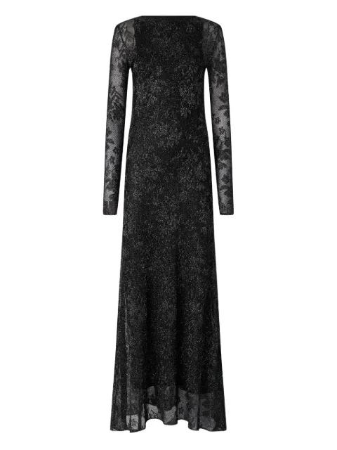 openwork long-sleeve dress by PINKO