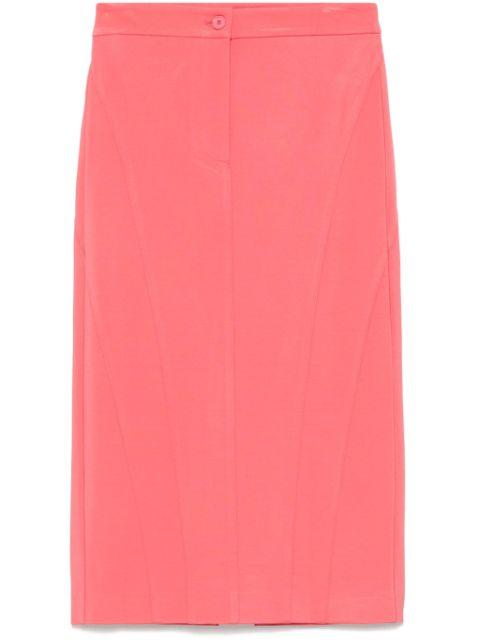panelled midi skirt by PINKO