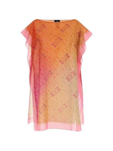 polka bird beach cover-up by PINKO