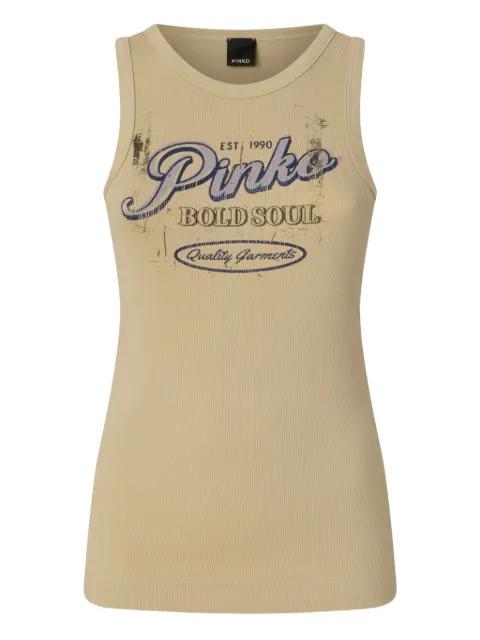 print ribbed top by PINKO