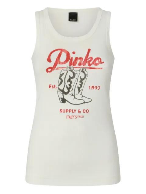 print tank top by PINKO