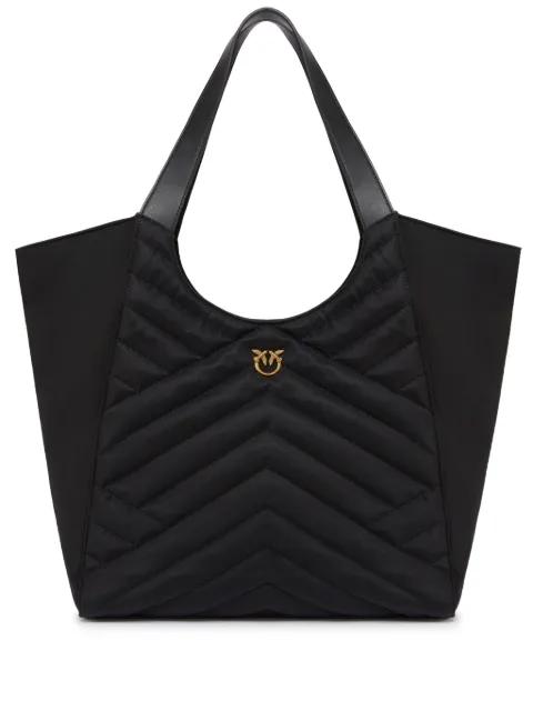 quilted tote bag by PINKO