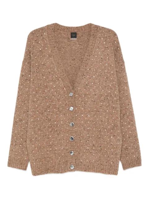 rhinestone-embellished cardigan by PINKO