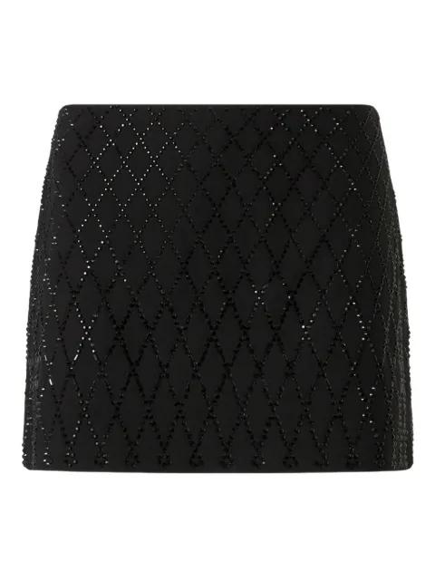 rhinestone-embellished fitted skirt by PINKO