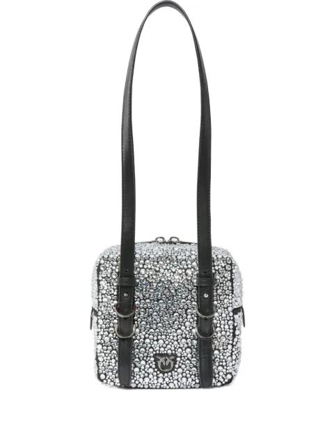 rhinestone-embellished shoulder bag by PINKO