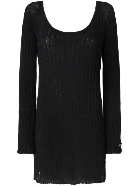 rib-knit mini dress by PINKO