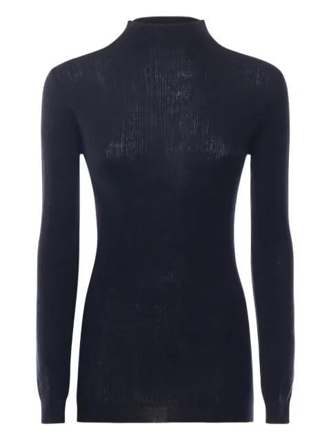 ribbed high-neck sweater by PINKO