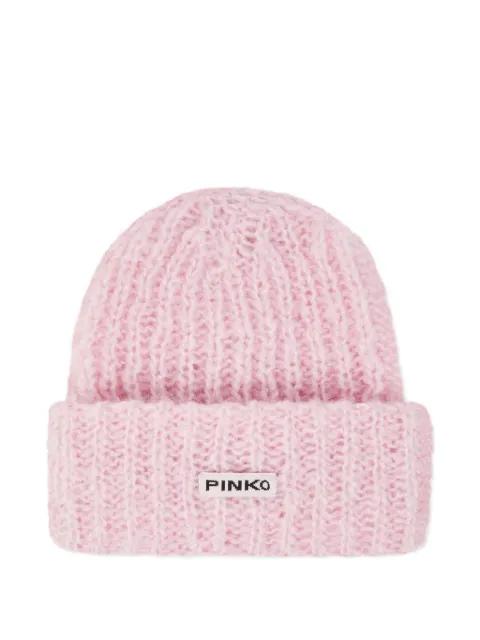 ribbed-knit beanie by PINKO