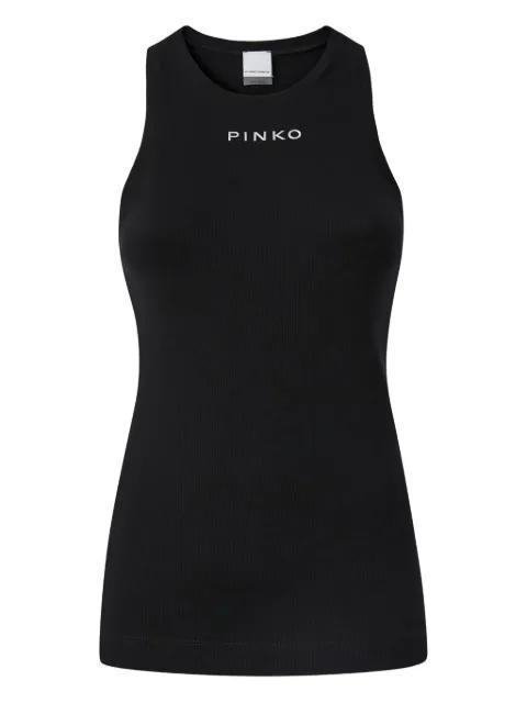 ribbed logo top by PINKO