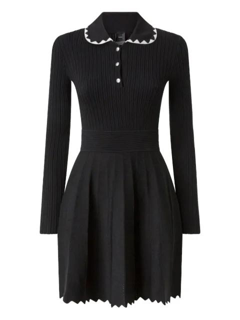 ribbed polo dress by PINKO