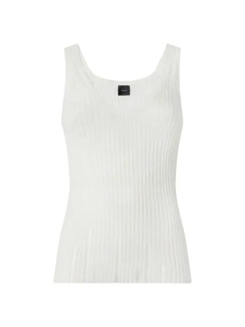 ribbed sleeveless vest by PINKO