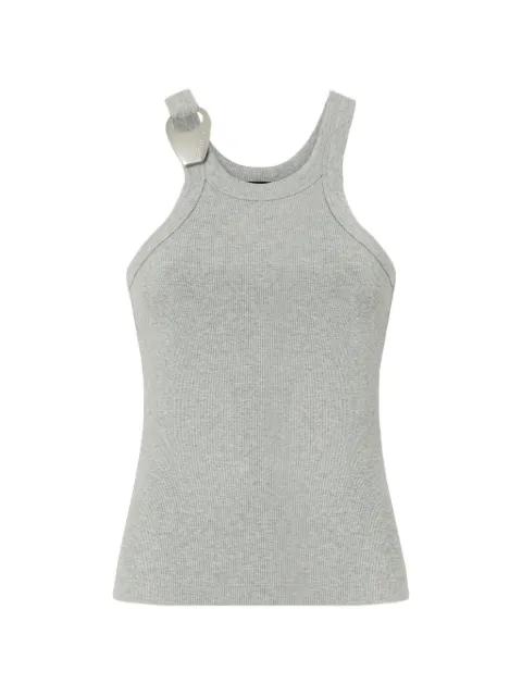 ring-detail tank top by PINKO