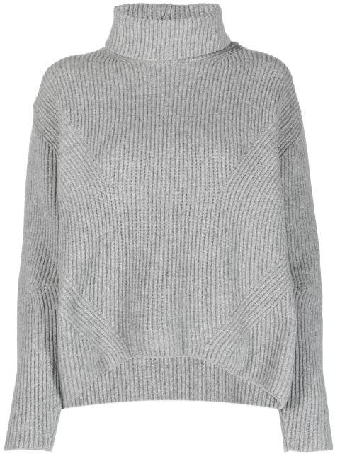 roll neck ribbed jumper by PINKO