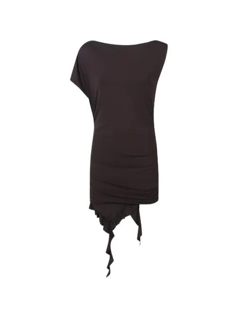 ruffled-hem mini dress by PINKO