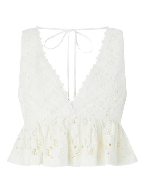ruffled top by PINKO