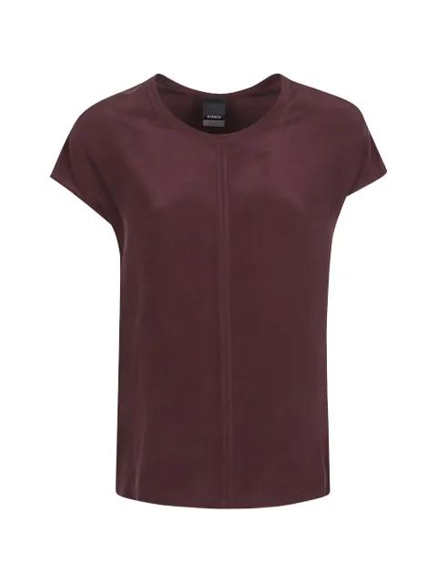 seam-detail T-shirt by PINKO