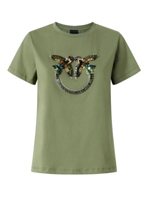 sequin-embellished T-shirt by PINKO