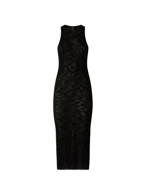 sleeveless ribbed midi dress by PINKO