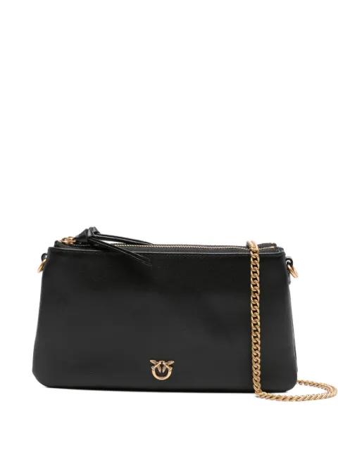 small Double leather shoulder bag by PINKO