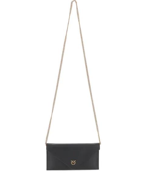 small chain-strap flap cross body bag by PINKO