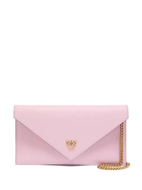 small leather clutch bag by PINKO