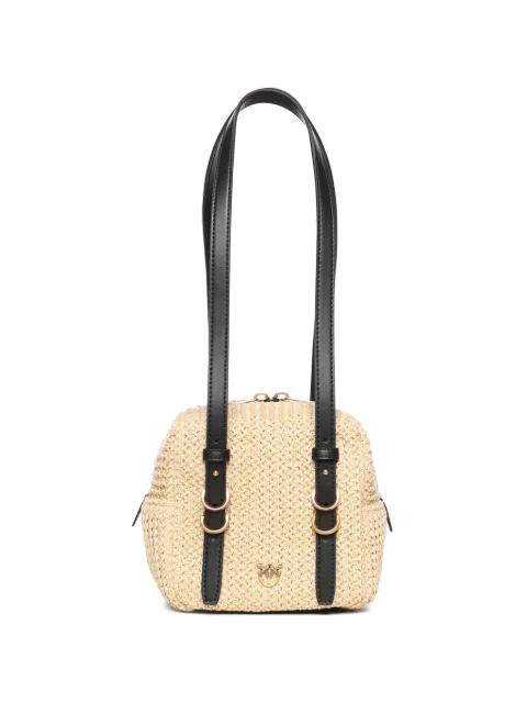 small logo-plaque shoulder bag by PINKO
