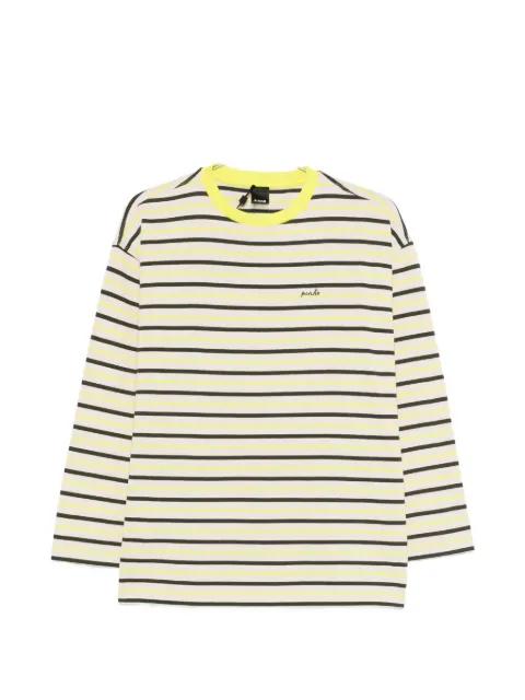 striped cotton sweater by PINKO