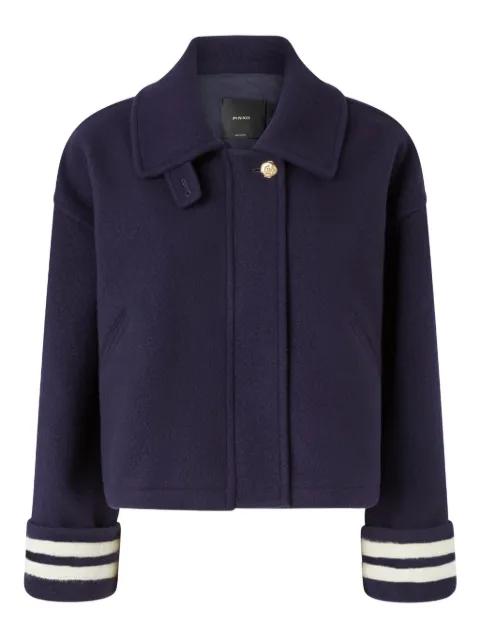 striped-cuffs jacket by PINKO