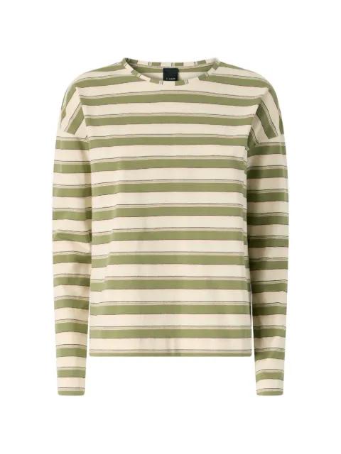 striped long-sleeve top by PINKO