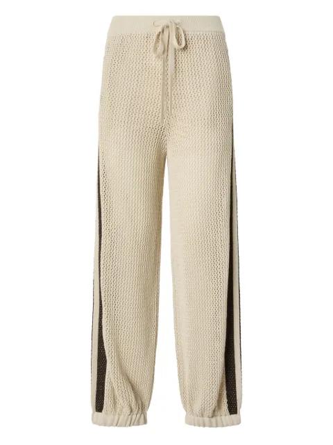 striped track pants by PINKO