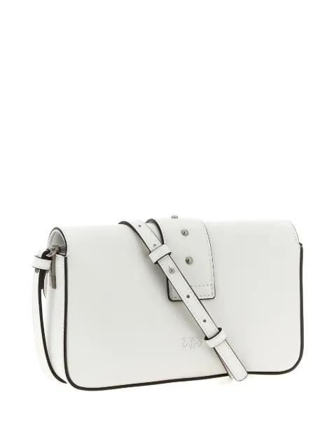 studs buckle leather shoulder bag by PINKO
