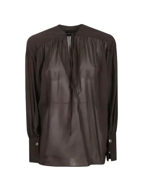 tie-detail blouse by PINKO