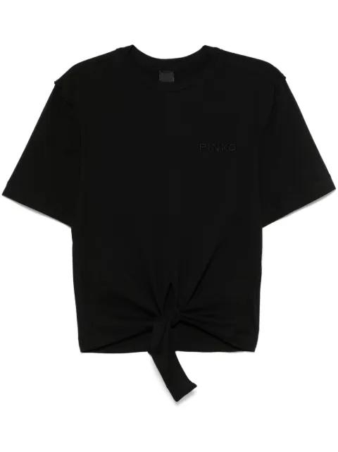 tied T-shirt by PINKO