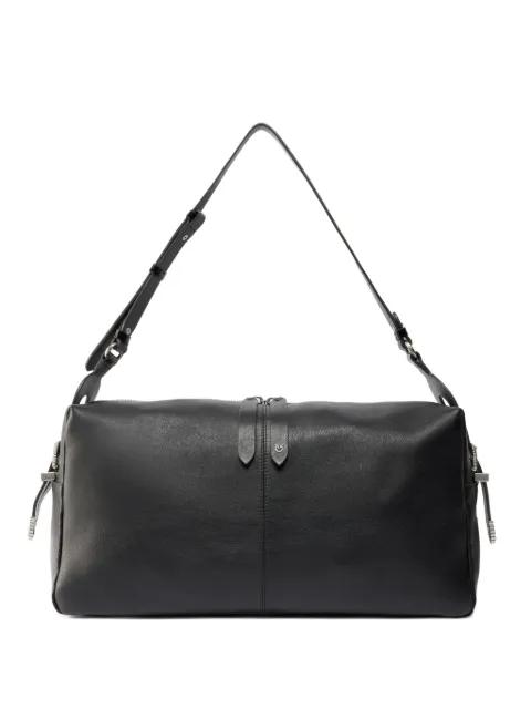 top-zip leather shoulder bag by PINKO