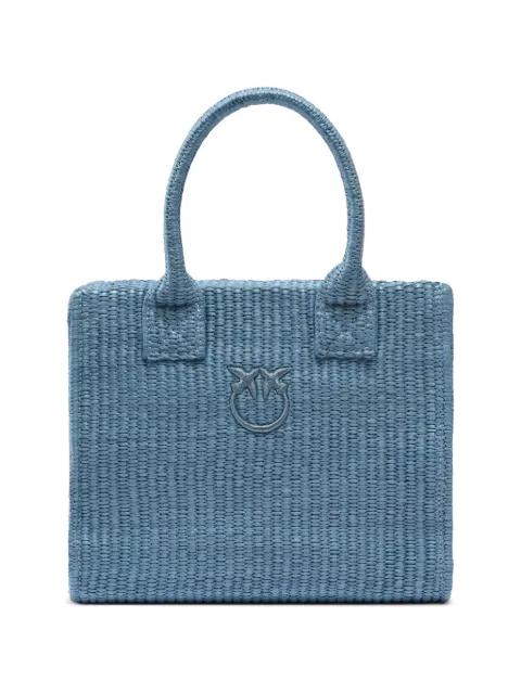 woven Love Birds tote bag by PINKO
