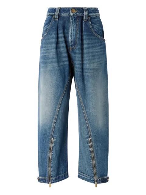 zip-detail jeans by PINKO