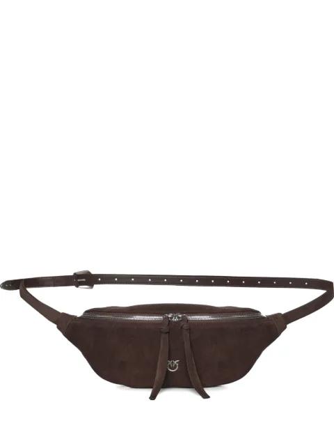 zipped leather belt bag by PINKO