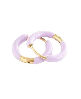 Girl's Enamel Hoop Earring by PIP POP