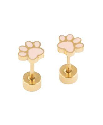 Girl's Paw Print Earring by PIP POP