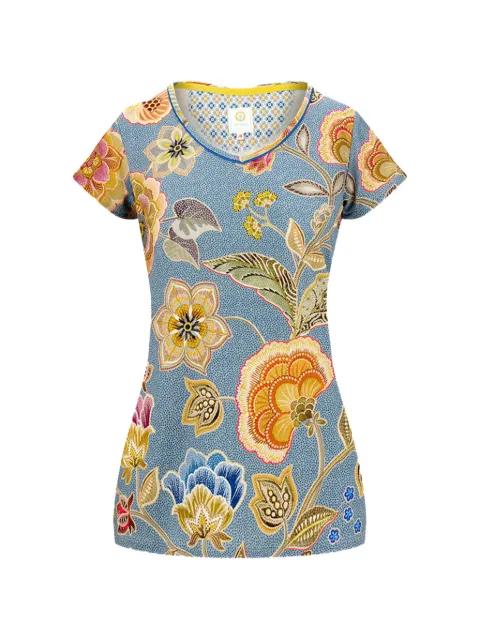 Matata floral V-neck T-shirt by PIP STUDIO