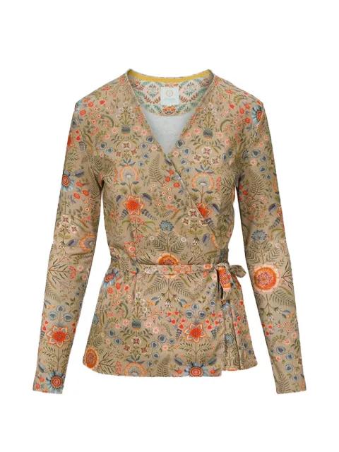 Teagan floral tie-fastening cardigan by PIP STUDIO