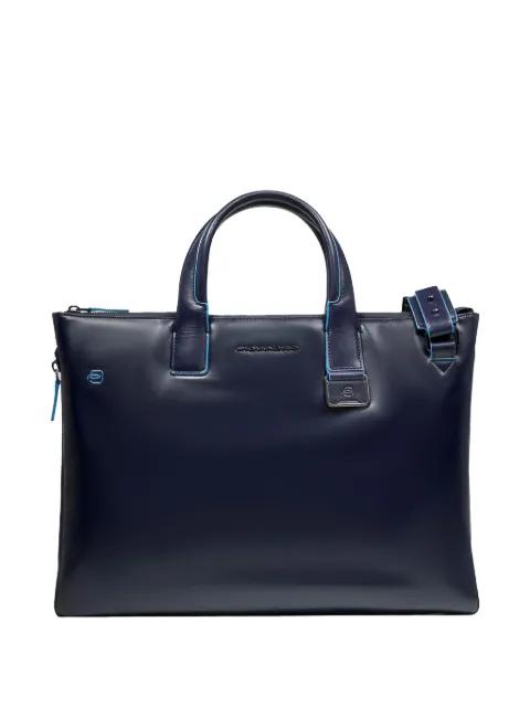 Expandable laptop bag by PIQUADRO