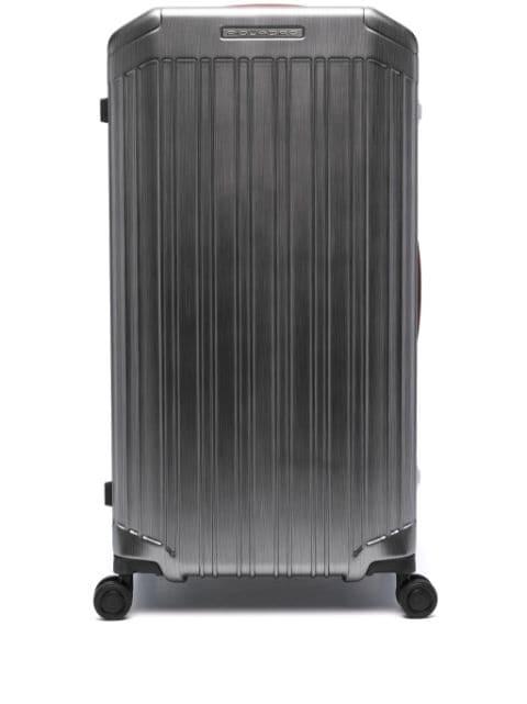 Hardside logo-lettering suitcase by PIQUADRO