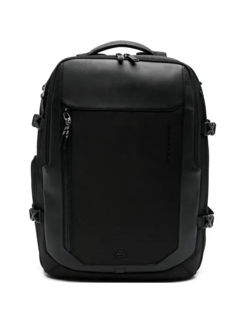 black backpack by PIQUADRO
