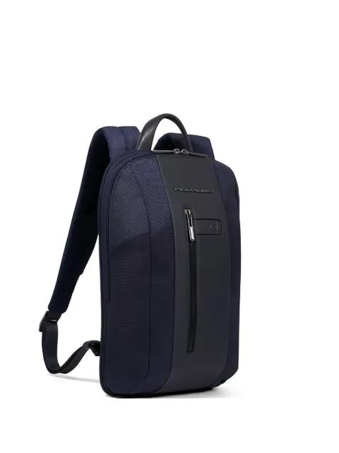 expandable laptop backpack by PIQUADRO