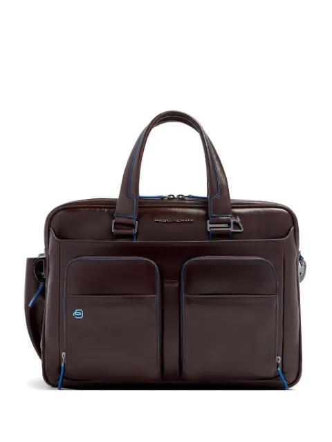 expandable laptop bag by PIQUADRO