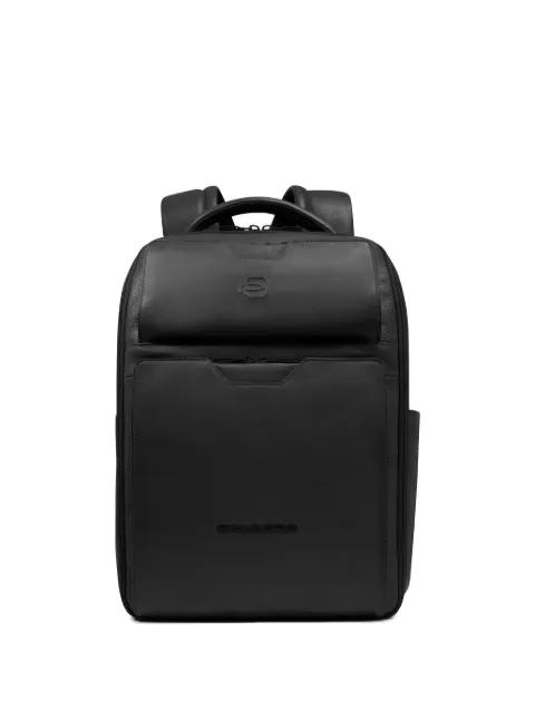 leather backpack by PIQUADRO