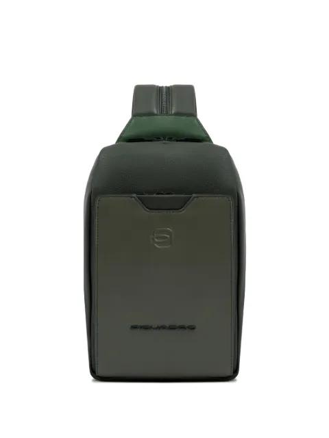 leather backpack by PIQUADRO