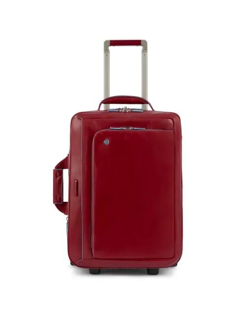 leather cabin luggage by PIQUADRO