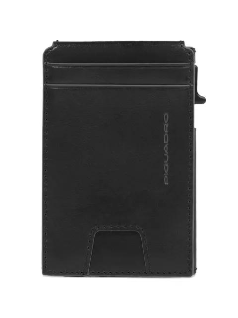 leather card holder by PIQUADRO